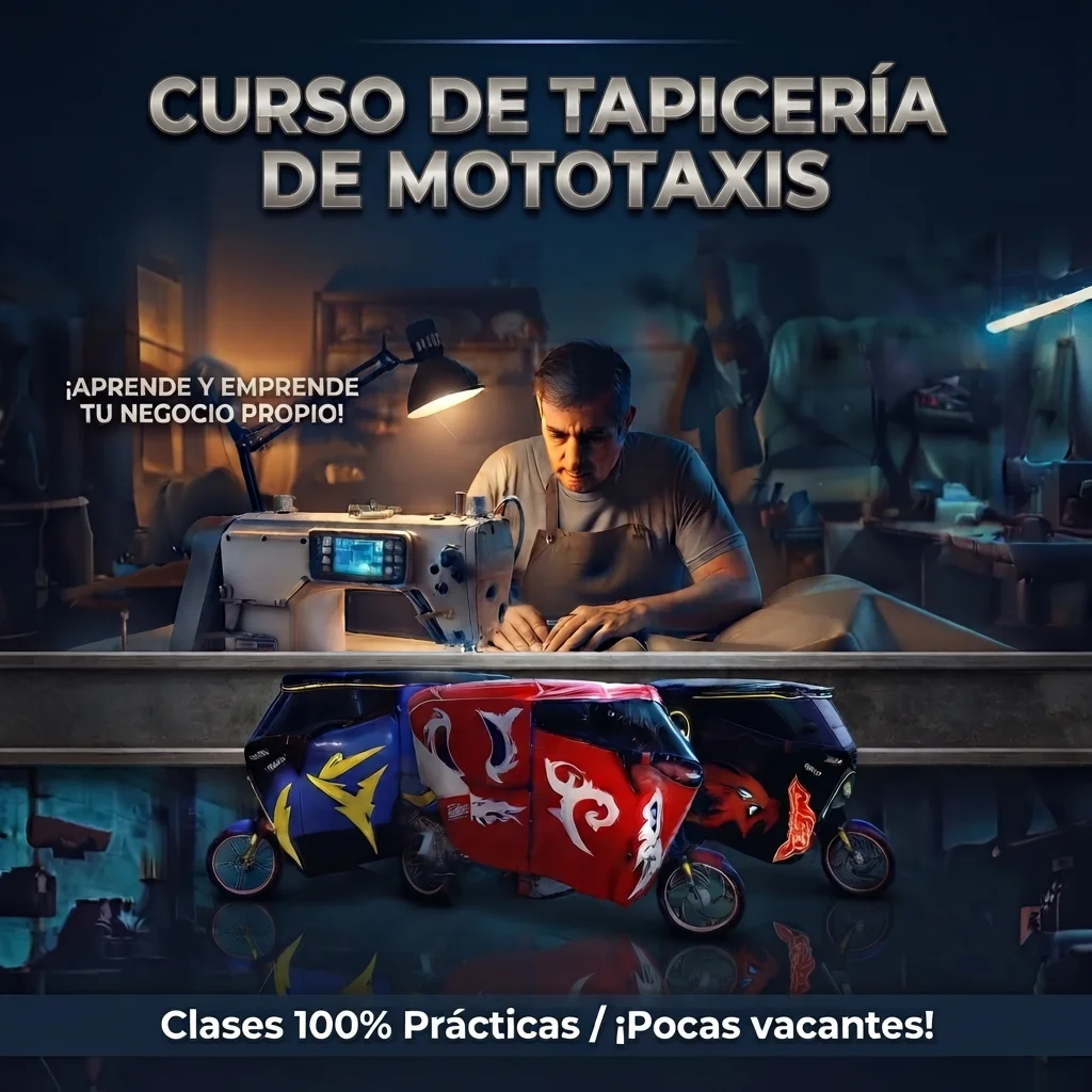 Curso Master en Tapicería de Mototaxis